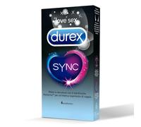 Durex Preservativi Sync piacere reciproco 6 profilattici