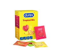 Durex Tropical Preservativi Aromatizzati alla Frutta (Banana Mela Fragola e
