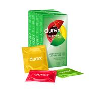 Durex Tropical Preservativi Aromatizzati alla Frutta Gusto Banana Mela Fragola e