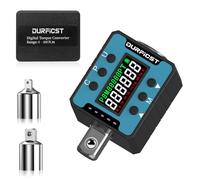 DURFICST Chiave Dinamometrica Digitale,Adattatore Dinamometrico Digitale 1/2" con Allarme Sonoro e Luminoso, Chiave Dinamometrica, Range 6-200 N.m, Adatta per Auto, Bici, Moto