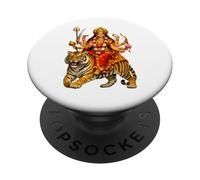 Durga Dea indù Guerriera Madre PopSockets PopGrip Adesivo