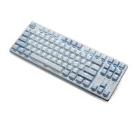 DURGOD Tastiera meccanica Taurus K320 - Interruttore marrone ciliegio - retroilluminata - 87 tasti TKL US Layout - NKRO - Tastiera cablata USB C