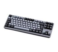 DURGOD Taurus K320 RGB TKL - Tastiera meccanica da gioco - 88 tasti - Double Shot PBT - USB tipo C - Layout spagnolo (Nebula RGB, Cherry Brown)