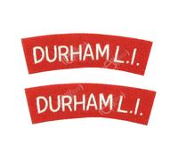 DURHAM L.I.spalla TITOLI - WW2 Riproduzione spalla TOPPA FANTERIA DISTINTIVO