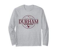 Durham North Carolina - Etichetta Durham NC Maglia a Manica