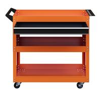 DURHAND Carrello Porta Utensili con Cassetto e 3 Ripiani in Lamiera