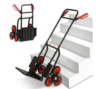DURHAND Carrello Portapacchi Compatto e Pieghevole con Maniglia Estraibile, Carico Massimo 150 kg