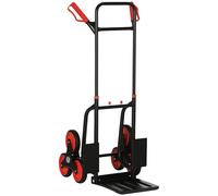 DURHAND Carrello Portapacchi Pieghevole 150 kg max con Maniglia Estraibile