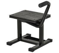 DURHAND Cavalletto per Moto in Metallo max 150 kg 48x34x43 cm Nero