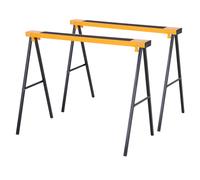 DURHAND Set 2 Pezzi Cavalletti da Lavoro Pieghevoli e Portatili, Max. 250kg