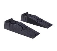 DURHAND Set 2 Rampe per Auto in Plastica Nera con Carico Massimo 5 Tonnellate