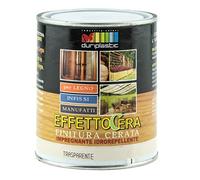 Durilux Impregnante Effetto Cera Finitura Cerata Protettiva per Legno Ambienti Marini Funghicida Interno ed Esterno Finestre Mobili Travi Legno (Litri 0,750, Douglas)