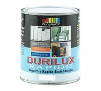 Durilux Smalto Sintetico Rapida Essiccazione per Applicazioni Ambiente Esterno e Interno per Proteggere Ferro e Metalli (Litri 0,750, Bianco Ral 9010)