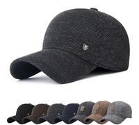 DURINM Berretto da Baseball Invernale Uomo con Paraorecchie Cappello Fodera Cappellino Winter Baseball cap with Ear Flap Cappello Baseball Invernali