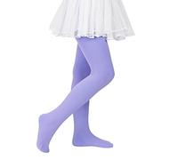 Durio Collant da danza per bambine, elastici, antiscivolo, Colore: lilla., 6-9 anni