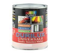 DURIPLASTIC Durilux Smalto Universale Sintetico Marino Lucido, Protezione per Legno e Ferro, Finitura Brillante, Resistente agli Agenti Atmosferici, Smeraldo 522 Ral 6029 (0,750 L)