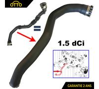 Durite Intercooler Turbo Ingresso Aria Nero Per RENAULT CLIO IV 1.5 dCi