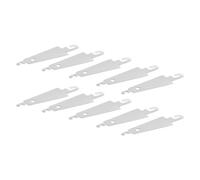 Durlo 10 pezzi di infila-ago per ricamo a punto croce, in acciaio inox, per aghi con cruna grande, per macchine da cucire a mano, fai da te