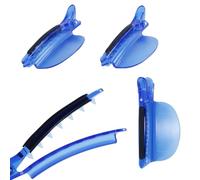 Durlo 2 pezzi fermagli per capelli blu Easy Speed Separator per extension, parrucche, tinture, permanenti e colpi di sole
