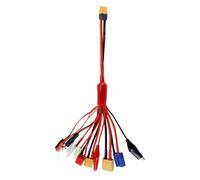 Durlo Adattatore Per Caricabatterie RC Lipo, Connettore 10 in 1, Cavo Multi Splitter, Spine XT60H, Cavo Di Conversione Per Futaba, JST, XT90, XT60, XT30, EC3, EC5