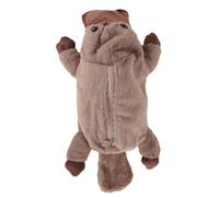 Durlo Astuccio portapenne in peluche a forma di becco d'anatra, astuccio portapenne di grande capacità 34×12 cm, grazioso astuccio portapenne in peluche per ufficio e accessori da viaggio