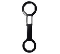 Durlo Chiave per tappo forcella anteriore per moto da 46 mm/50 mm, chiave in alluminio lavorata a CNC per tappo forcella anteriore, chiave a doppia testa a 8 punte
