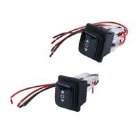 Durlo Interruttore di inversione di polarità impermeabile autobloccante, 12 V CC 10 A, interruttore a levetta per controllo motore, barche, azionamento lineare