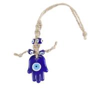 Durlo Ornamento da appendere a forma di palmo della mano, simbolo del male, per decorazioni per la casa, decorazioni per la stanza e accessorio portafortuna.