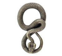 Durlo Statuetta Di Serpente in Bronzo, Decorazione in Ottone Fantasy Ad Alta Simulazione Per Ufficio, Scultura Di Serpente Per Scrivania, Ciondoli Da Uomo, Sculture Per La Casa