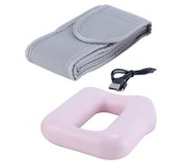 Durlo Strumento per massaggi, esercizi in silicone per bruciare i grassi e per i tessuti profondi, massaggiatore il fitness per vita, cosce, braccia, schiena, spa, viaggi, recupero (rosa)