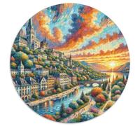 Durmitor National Park 1000 Pezzi Puzzle Grande Adulti Round Jigsaw Puzzle Creativo Per Bambini Decompressione E Regalo Per Adulti E Bambini Stampa Di Alta Qualità 1000pcs (67.5x67.5cm)