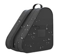 Duroecsain Borsa per pattinaggio di figura, Borsa per skate da donna | Borsa porta pattini a rotelle | Borsa portaoggetti per pattini traspirante, contenitore per rulli di figura con tracolla