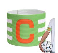 Duroecsain Bracciali di Capitano per Calcio,Bracciale di Capitano,Bracciale Sportivo - Fasce Regolabili del Giocatore Anti-Caduta, Braccialetti elastici Capitano Set