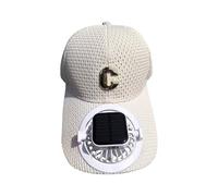 Duroecsain Cappellino da baseball con ventilatore - Cappello traspirante a maglia con ventilatore a 3 velocità - Attrezzatura per pesca sport all'aria aperta escursionismo spiaggia viaggio golf