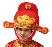 Duroecsain Cappello Dio della - Copricapo in peluche per cosplay, per Halloween, carnevale e feste in costume, servizi fotografici e spettacoli sul palcoscenico