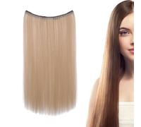 Duroecsain Clip in Extensions, estensioni per capelli Clip Ins - Estensioni di capelli dall'aspetto naturale - Parrucca invisibile dall'aspetto naturale, parrucchiere dritto lungo 20 pollici per la
