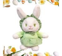 Duroecsain Coniglio in peluche, coniglio di Pasqua in peluche, piccola figura di coniglio di Pasqua, peluche animale in peluche coniglio in peluche per la cameretta dei bambini, soggiorno, camera da
