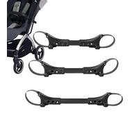 Duroecsain Connettore Passeggino Due - Carrello del Bambino Assemblare Connettore Guarnizione Linker - Sicurezza regolabile del gancio di collegamento, accessorio esterno del bambino