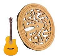 Duroecsain Copertura per foro sonoro per chitarra, accessori per chitarra, accessori per chitarra leggera, accessori decorativi, copertura per fori sonori portatile per famiglia