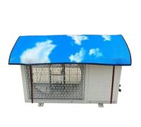 Duroecsain Coperture per Aria Condizionata Esterna,Protezione per AC Esterno Impermeabile E Resistente | Pieghevoli di Protezione per Unità Condizionata