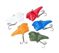 Duroecsain Esche da, set di esche artificiali per acqua, esche da nuoto integrate, suono e nuoto regolabile, design ideale per principianti, pescatori, esperti e regalo padre