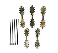 Duroecsain Fasce Camouflage per Casco | 5 Pezzi Fasce Fogliame Mimetico per Occultamento Zaini | Decorazione Cappelli con 5 Fascette | Ideali per Caccia Esercitazioni Campo Deserti Giungle