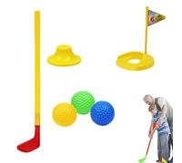 Duroecsain Golf per Tutto-Piccolo - Set di Golf Portatile | per,Set di interazione genitore-figlio per tutti-piccoli, per prato, giardino, cortile, cortile