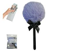 Duroecsain Houppette A Polvere - Soffione a Forma di Succo,Strumento Di Trucco Con Applicatore Per Polvere E Manico Marshmallow Per Le Donne Viaggi Uso Quotidiano Pelle Sensibile