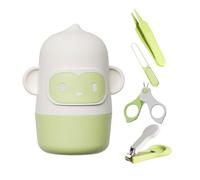 Duroecsain Kit per la cura delle unghie per bambini, Kit per la cura delle unghie per bambini, Kit per unghie 4 in 1 | Manicure e pedicure con tagliaunghie, pinzette per lima per unghie
