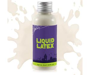 Duroecsain Lattice liquido - 50 ml delicato lattice liquido per ferite artificiali, per cicatrici artificiali, modelli, body painter cosplay teatro trucco
