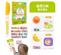 Duroecsain Libri da colorare ad acqua per, carte flash da colorare ad acqua - Libro dei cartoni animali,Gioco di parole di apprendimento riutilizzabile, scheda di memoria educativa del disegno degli