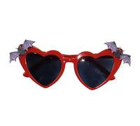 Duroecsain Occhiali da sole UV per protezione solare, occhiali da sole a forma di cuore, occhiali da sole d'amore divertenti, perdita di protezione UV occhiali di protezione UV, , Cornice