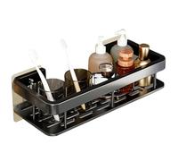 Duroecsain Organizer da doccia | Supporto salvaspazio per riporre il bagno con cestino, per cucina, WC, appartamento, dormitorio, angolo, spazio, zona lavandino