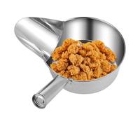 Duroecsain Pala da cucina, scooper da cucina per il cibo - Spout di Spout Popcorn che serve cucina da cucina,Preparazione dei pasti Utensili da cucina in acciaio inossidabile